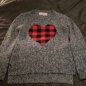 Sweater with Heart (NWOT)